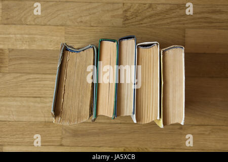 Pile of old books Stock Photo