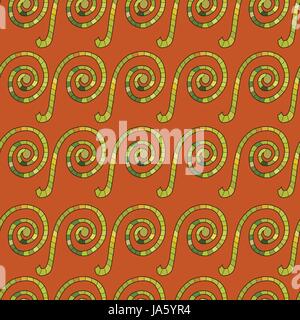hand drawn vector floral seamless pattern Stock Vector