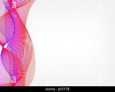 abstract vector waved line background - purple and red Stock Vector