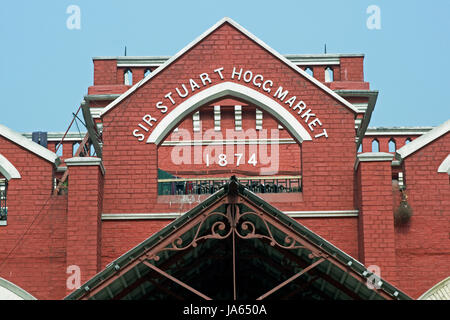 Sir Stuart Hogg Market in Kolkata, India Stock Photo - Alamy