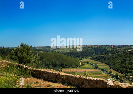 Ericeira Portugal. 19 May 2017.Zambumjal Fort near Ericeira Village is part of the second line of defense of Lisbon in the Napoleonic wars.Ericeira, P Stock Photo