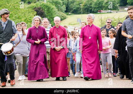 Guildford Cathedral, Guildford. 04th June 2017. The Archbishop of Canterbury, Justin Welby, opening the cathedral Beacon event at Guildford Cathedral. Credit: james jagger/Alamy Live News Stock Photo