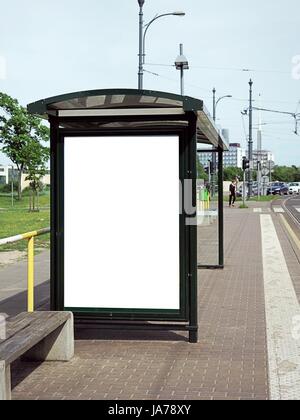 Download Bus Stop Advertisement Mockup Urban City Environment China ...