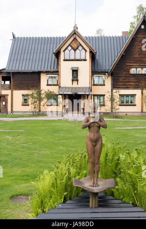 The Carl Larsson house in Sundborn, Dalarna County, Sweden. Sundborn is ...