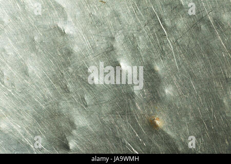 old scratched metal texture with shaded edges Stock Photo