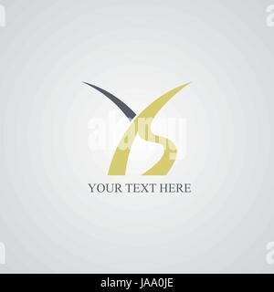 ys initial letter logotype theme vector art illustration Stock Vector