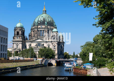 Berliner Dom (Berlin Cathedral) on Museum Island (Museuminsel), Mitte, Berlin, Germany Stock Photo