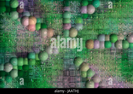 Abstract background -  printed circuit - motherboard - technology abstract Stock Photo