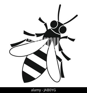 Honey bee icon, simple style Stock Vector