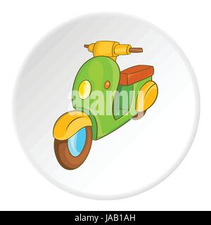 Motorcycle icon, isometric style Stock Vector