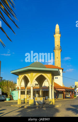 TEL-AVIV, ISRAEL - JUNE 02, 2017: The Mahmadiyya Mosque in Jaffa, now part of Tel-Aviv-Yafo, Israel Stock Photo
