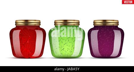 Download Glass Jar With Kiwi Jam Stock Vector Art Illustration Vector Image 159121581 Alamy PSD Mockup Templates