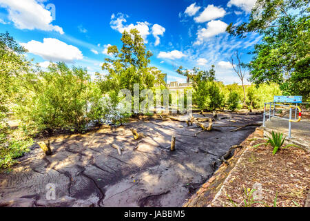 Brisbane River, Southbank and Botanical Garden views Stock Photo