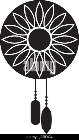 dream Catcher hippie style Stock Vector