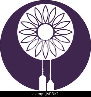 dream Catcher hippie style Stock Vector