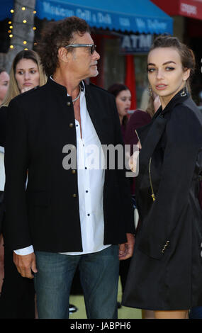 Steven Bauer and Lyda Loudon attending the premiere of National Geographic's 'Genius,' at the Fox Bruin Theater in Los Angeles, California.  Featuring: Steven Bauer, Lyda Loudon Where: Los Angeles, California, United States When: 24 Apr 2017 Credit: Guillermo Proano/WENN.com Stock Photo