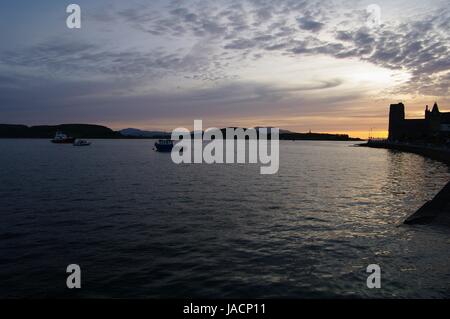 Late evening Oban, Argyll and Bute, Scotland Stock Photo