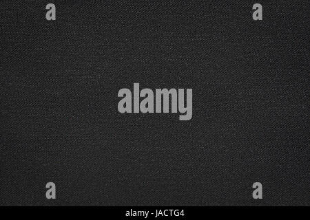 Black denim cloth close up. Texture and background Stock Photo