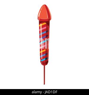 Party popper icon. Isometric 3d illustration of party popper vector icon for web Stock Vector