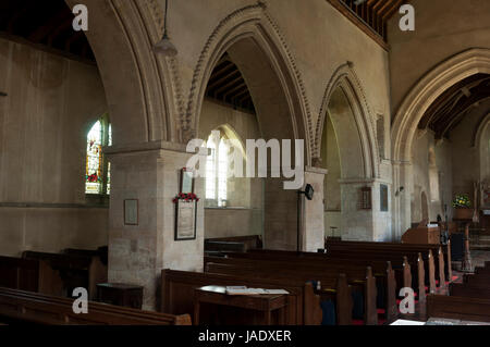 Church of the Assumption of the Blessed Virgin Mary, Leckhampstead, Buckinghamshire, England, UK Stock Photo