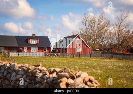 Typical Swedish red house in Skåne, Sweden Stock Photo: 49968178 - Alamy