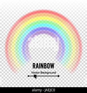 Rainbow Circle Element Vector. Color Spectrum. Colorful Round Element. Stock Vector