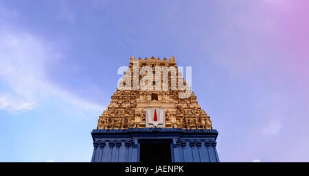 Simhadri or Simhachalam is a Hindu temple located in Visakhapatnam city suburb of Simhachalam in Andhra Pradesh, India. It is dedicated to Lord Narasi Stock Photo