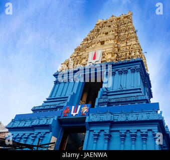 Simhadri or Simhachalam is a Hindu temple located in Visakhapatnam city suburb of Simhachalam in Andhra Pradesh, India. It is dedicated to Lord Narasi Stock Photo