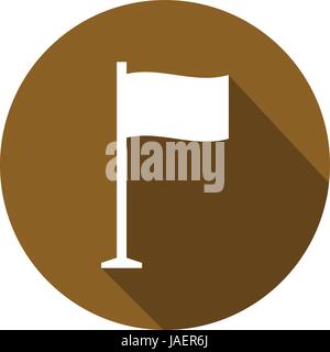Flag icon on white background in vector Stock Vector