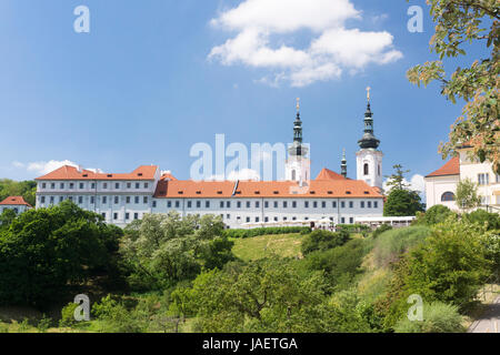 Strahov Monastery on Petrin Hill, Prague Stock Photo