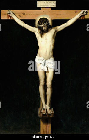 Diego Velazquez   Christ Crucified  1632   Prado Museum Madrid Stock Photo