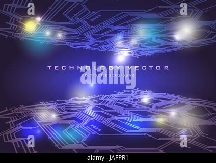 Abstract technology background Stock Vector