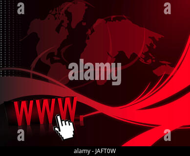 Internet online business wave Background Stock Photo