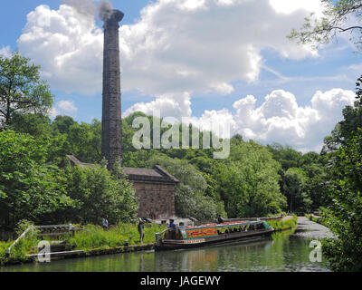 Leawood Pump House, Cromford Canal, Derbyshire, UK Stock Photo