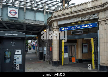 North Harrow station Stock Photo - Alamy