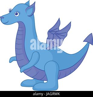 Dragon symbol of East New Years Stock Vector