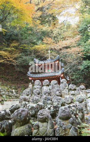 Japan,Kyoto,Arashiyama,Otagi Nembutsu-ji Temple,stone Characters Of ...