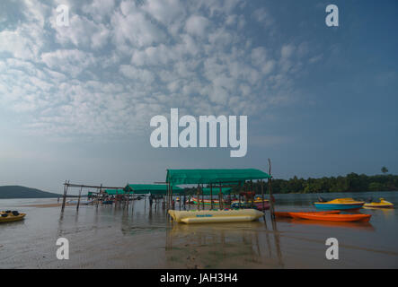 Tsunami Island at Tarkarli Stock Photo