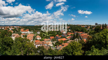 Panorama of Veszprem, Hungary Stock Photo