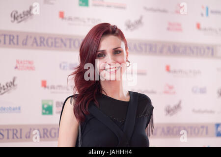 Rome, Italy. 06th June, 2017. Federica Vincenti during the photocall of the announcement of nominations to Nastri D'Argento 2017. Credit: Matteo Nardone/Pacific Press/Alamy Live News Stock Photo