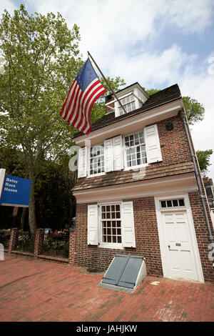 betsy ross house Philadelphia USA Stock Photo