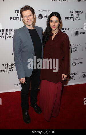 Tribeca Film Festival - 'Julian Schnabel: A Private Portrait' Premiere - Arrivals  Featuring: Willem Dafoe, Giada Colagrande Where: New York City, New York, United States When: 28 Apr 2017 Credit: Derrick Salters/WENN.com Stock Photo