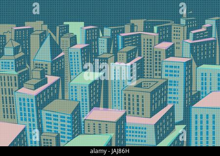 comic city building skyscraper night view Stock Vector Image & Art - Alamy