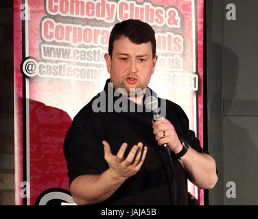 Craig Murray - from Plusnet broadband TV ad and one of the hottest talents on the UK comedy circuit -  performs at Castle Comedy Club, Biggleswade, Bedfordshire  Featuring: Craig Murray Where: Biggleswade, United Kingdom When: 01 May 2017 Credit: WENN.com Stock Photo