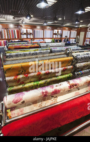 China,Peking,silk market,substances,silk,sales, Stock Photo