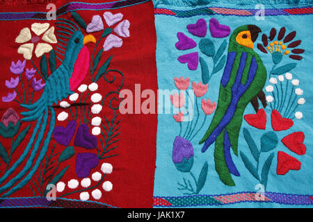 Mexico,Chiapas,Zinacantan,textiles,embroidery goods,Fairly Trade, Stock Photo