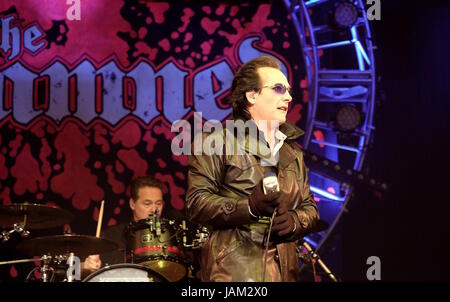 Dave Vanian with The Damned at Isle of Wight Festival June 11 2016, Newport IOW Stock Photo