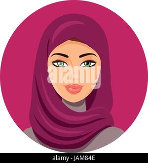 muslim woman on white background vector illustration design Stock ...