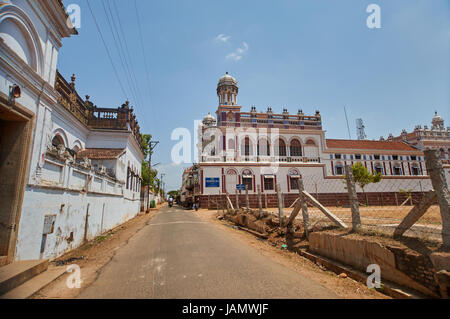 Chidambara Vilas is a 110 year old heritage Chettiar home that provides an authentic showcase of  luxurious Chettinad lifestyles of the last century Stock Photo