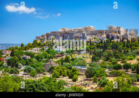 Acropolis in Athens, Greece Stock Photo